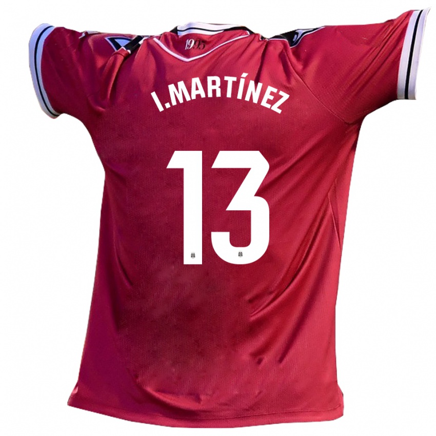 נשים Iván Martínez #13 בורדו שחור הרחק ג'רזי 2025/26 חולצה קצרה