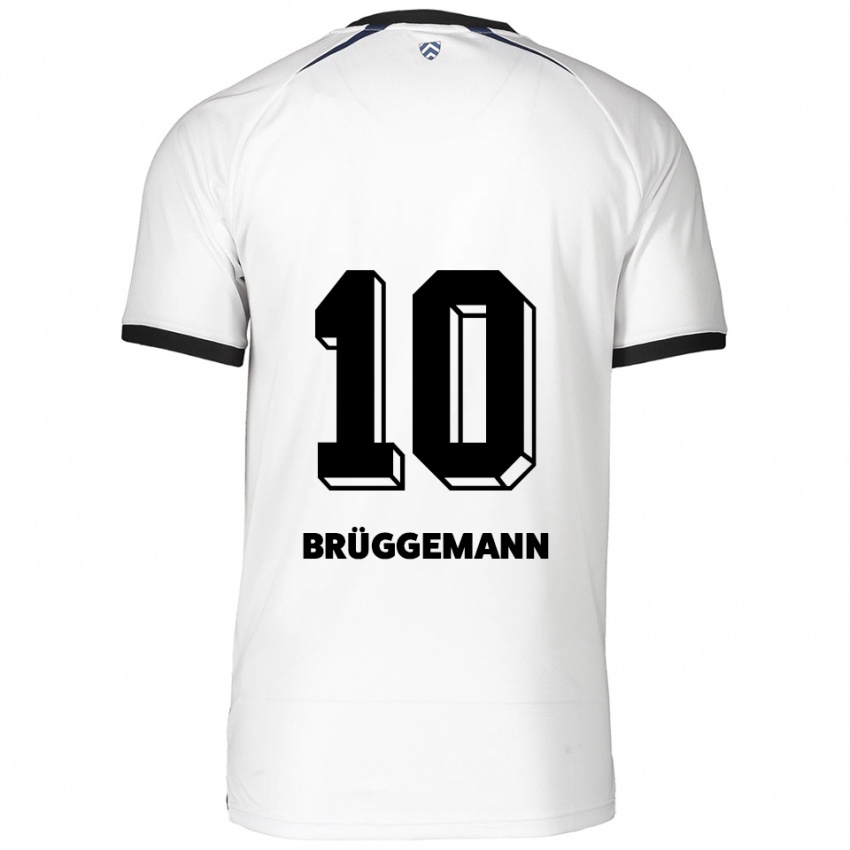 נשים Kim Brüggemann #10 לבן שחור הרחק ג'רזי 2025/26 חולצה קצרה