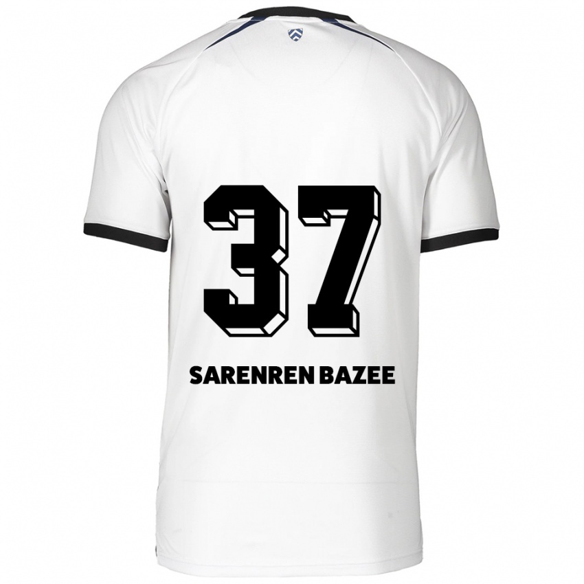 נשים נואה יואל זארנרן באזי #37 לבן שחור הרחק ג'רזי 2025/26 חולצה קצרה