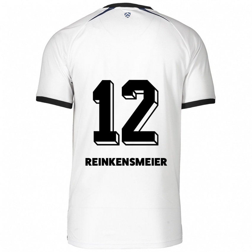 נשים טנדי ריינקנשמאייר #12 לבן שחור הרחק ג'רזי 2025/26 חולצה קצרה