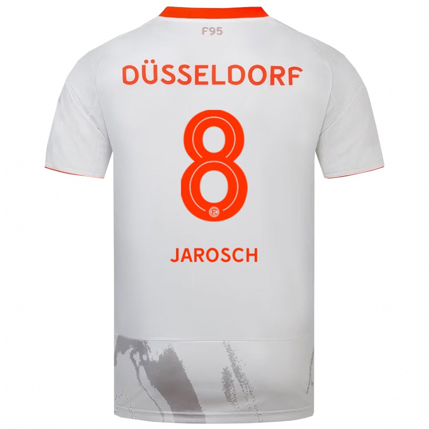 נשים מארק ברונו ג׳רוש #8 לבן כתום הרחק ג'רזי 2025/26 חולצה קצרה