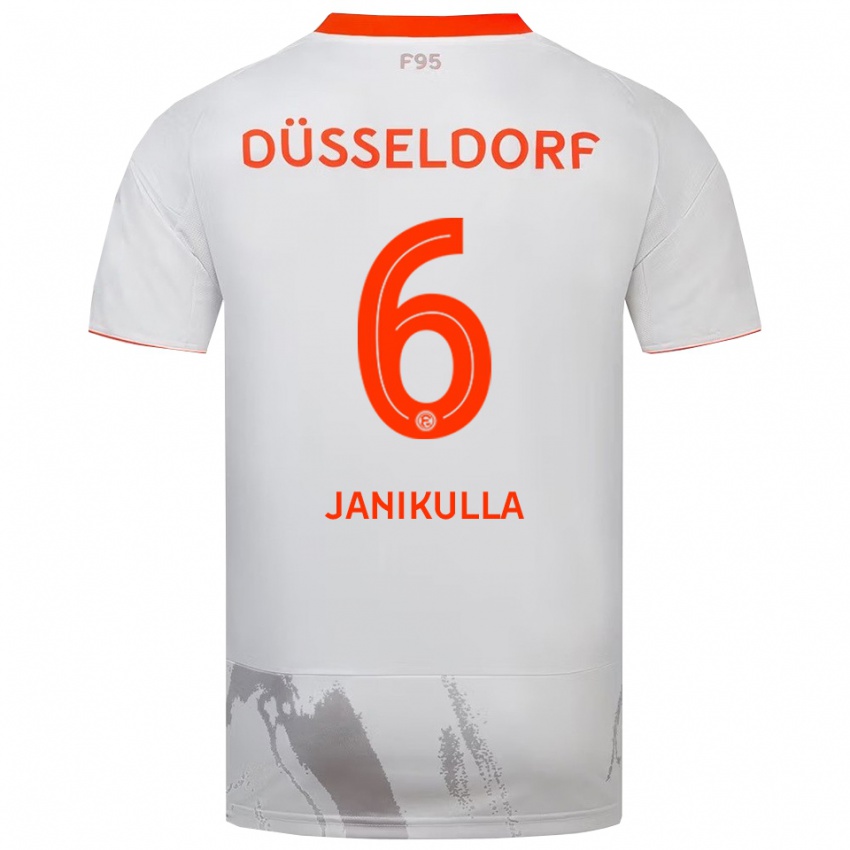 נשים Julius Janikulla #6 לבן כתום הרחק ג'רזי 2025/26 חולצה קצרה