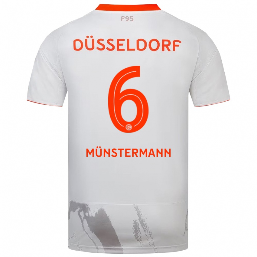 נשים Paul Münstermann #6 לבן כתום הרחק ג'רזי 2025/26 חולצה קצרה