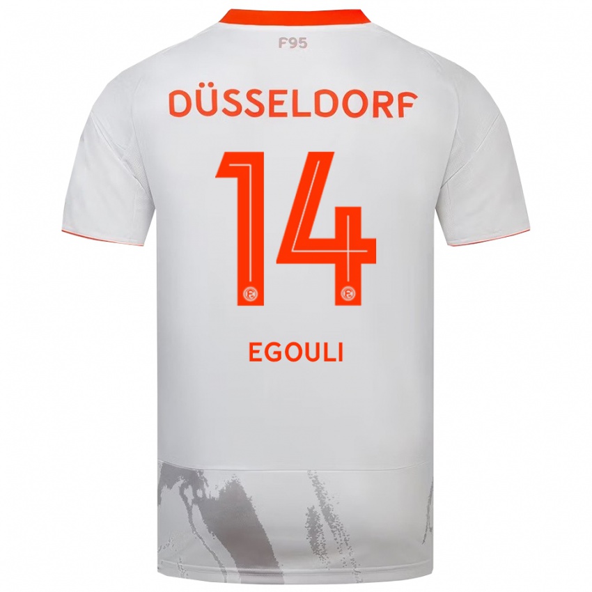 נשים Noah Egouli #14 לבן כתום הרחק ג'רזי 2025/26 חולצה קצרה