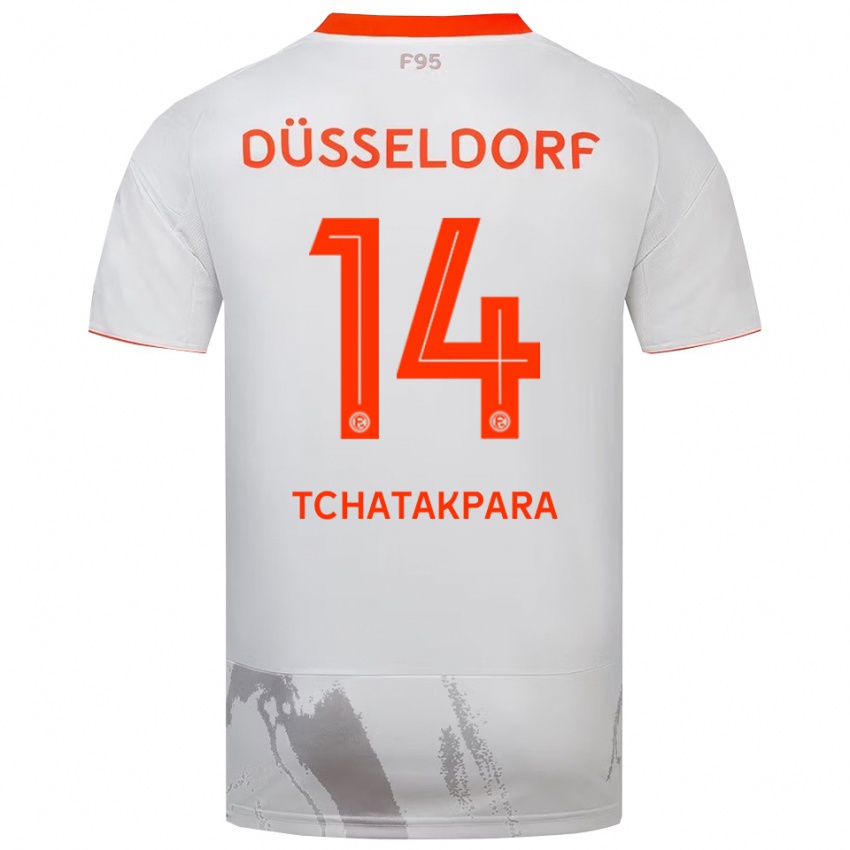 נשים Adnane Tchatakpara #14 לבן כתום הרחק ג'רזי 2025/26 חולצה קצרה