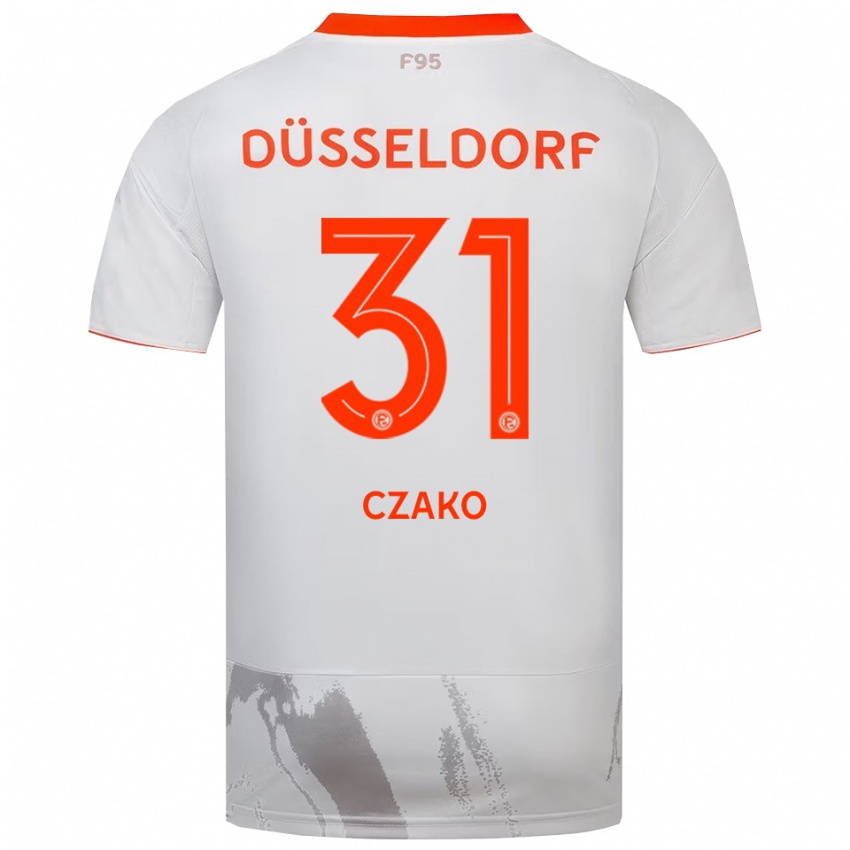 נשים מילאן צ׳אקו #31 לבן כתום הרחק ג'רזי 2025/26 חולצה קצרה