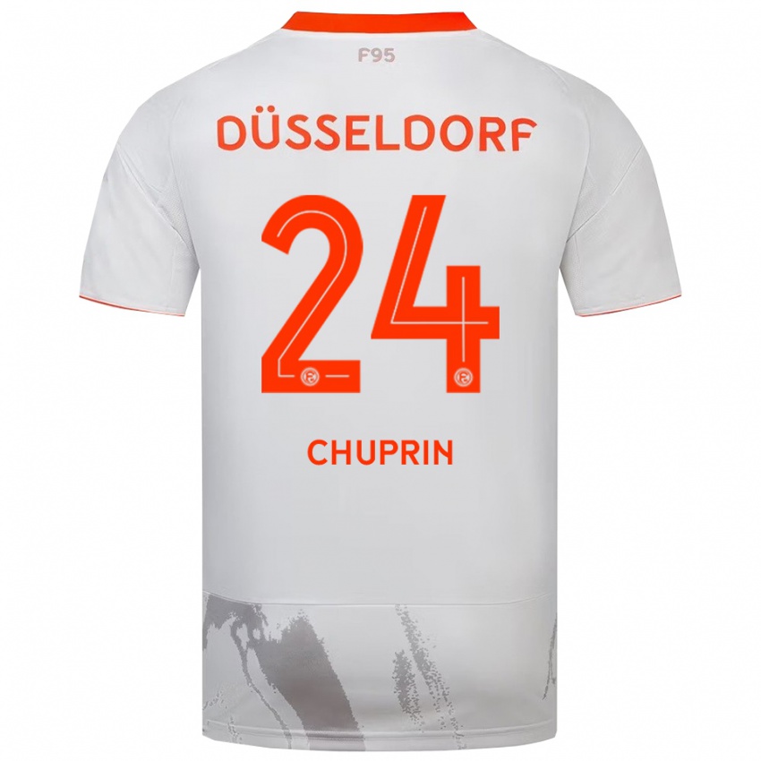 נשים Ivan Chuprin #24 לבן כתום הרחק ג'רזי 2025/26 חולצה קצרה
