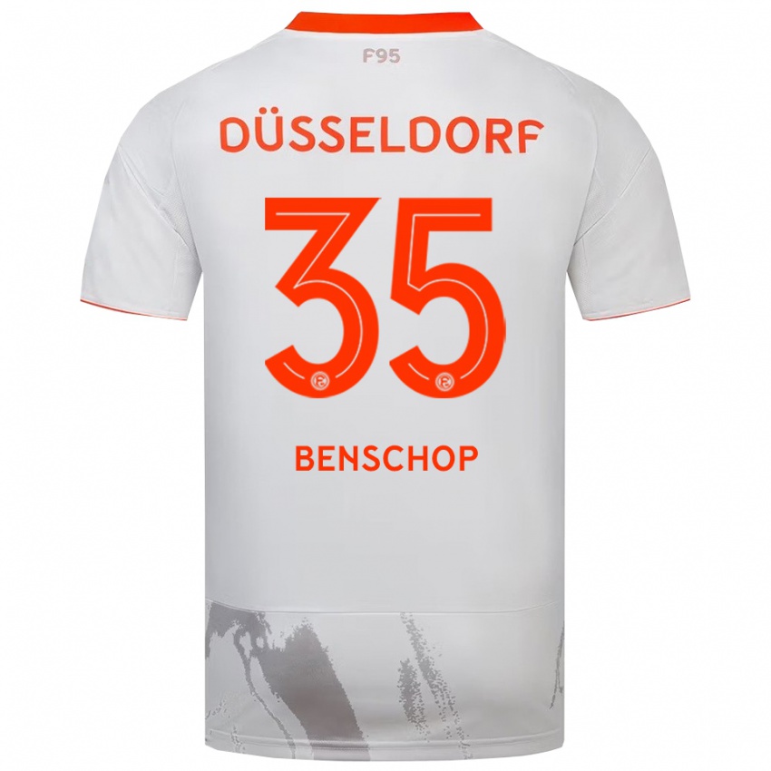 נשים צ'רליסון בנסחופ #35 לבן כתום הרחק ג'רזי 2025/26 חולצה קצרה