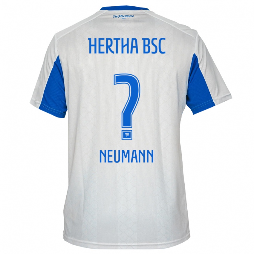 נשים Dian Neumann #0 לבן כחול הרחק ג'רזי 2025/26 חולצה קצרה