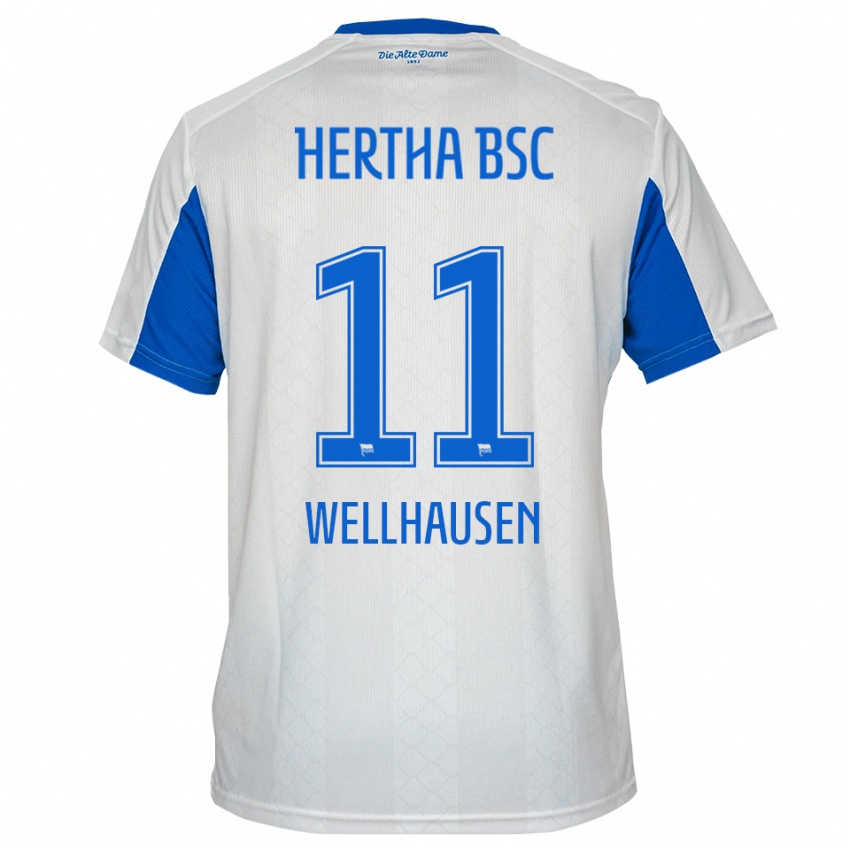 נשים אלפי ולהאוזן #11 לבן כחול הרחק ג'רזי 2025/26 חולצה קצרה