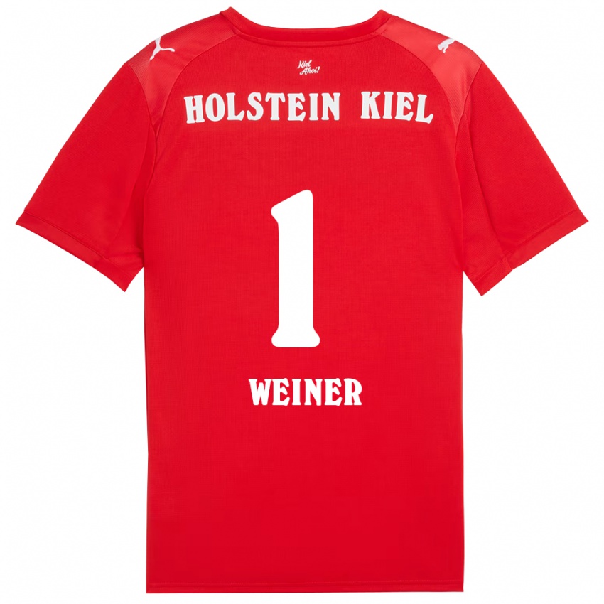 נשים טימון ויינר #1 אדום כחול הרחק ג'רזי 2025/26 חולצה קצרה