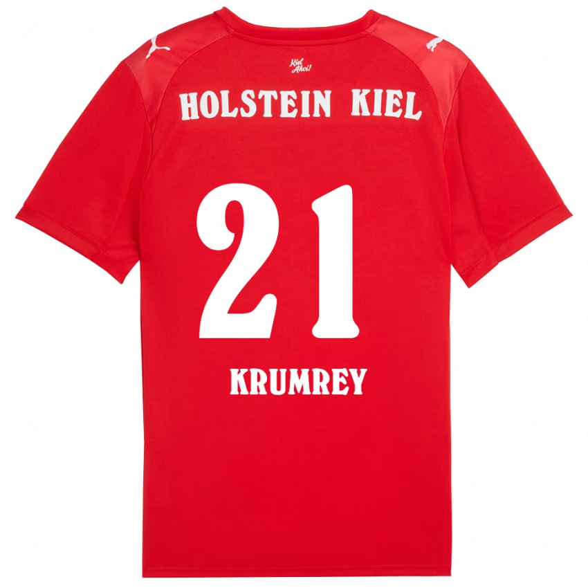 נשים יונאס קרומרי #21 אדום כחול הרחק ג'רזי 2025/26 חולצה קצרה