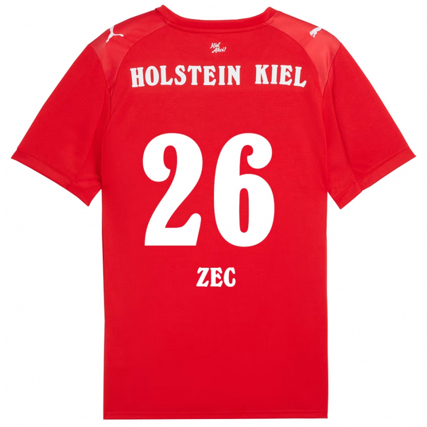 נשים דייוויד זץ #26 אדום כחול הרחק ג'רזי 2025/26 חולצה קצרה