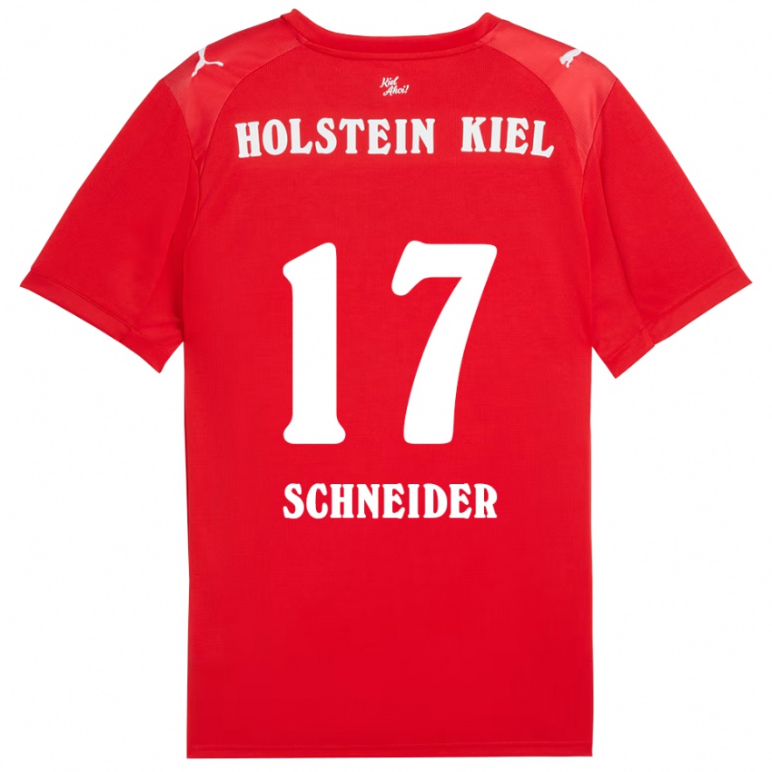 נשים Aaron Schneider #17 אדום כחול הרחק ג'רזי 2025/26 חולצה קצרה