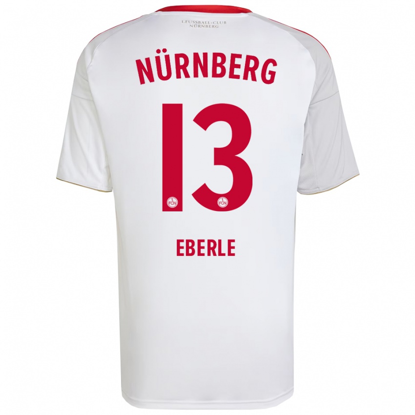 נשים ליאו אברלה #13 לבן אדום הרחק ג'רזי 2025/26 חולצה קצרה