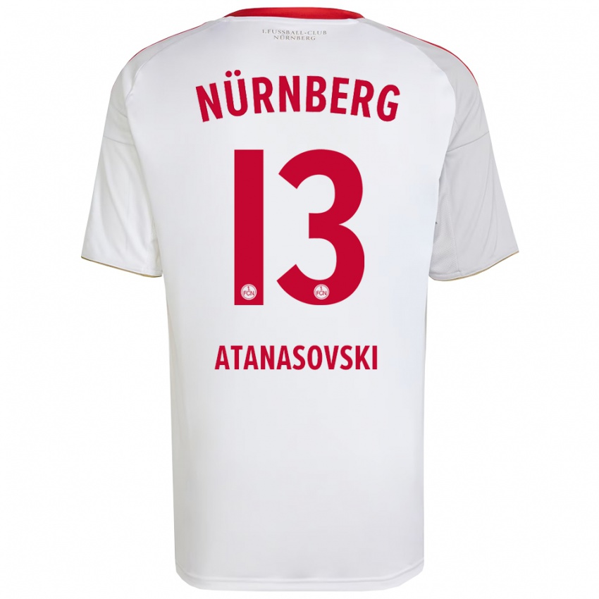 נשים אדריאן אטנסובסקי #13 לבן אדום הרחק ג'רזי 2025/26 חולצה קצרה