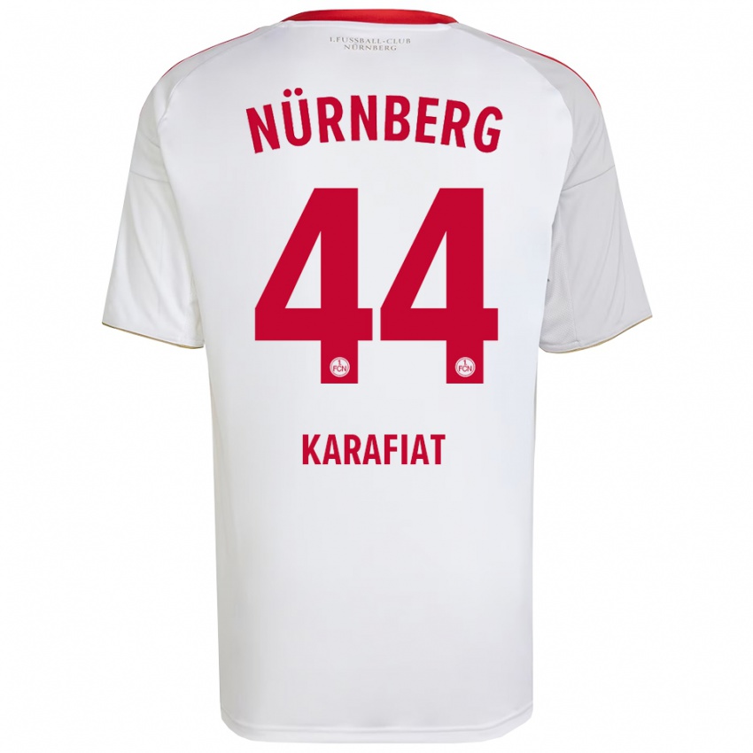 נשים אונדז'יי קרפיאט #44 לבן אדום הרחק ג'רזי 2025/26 חולצה קצרה