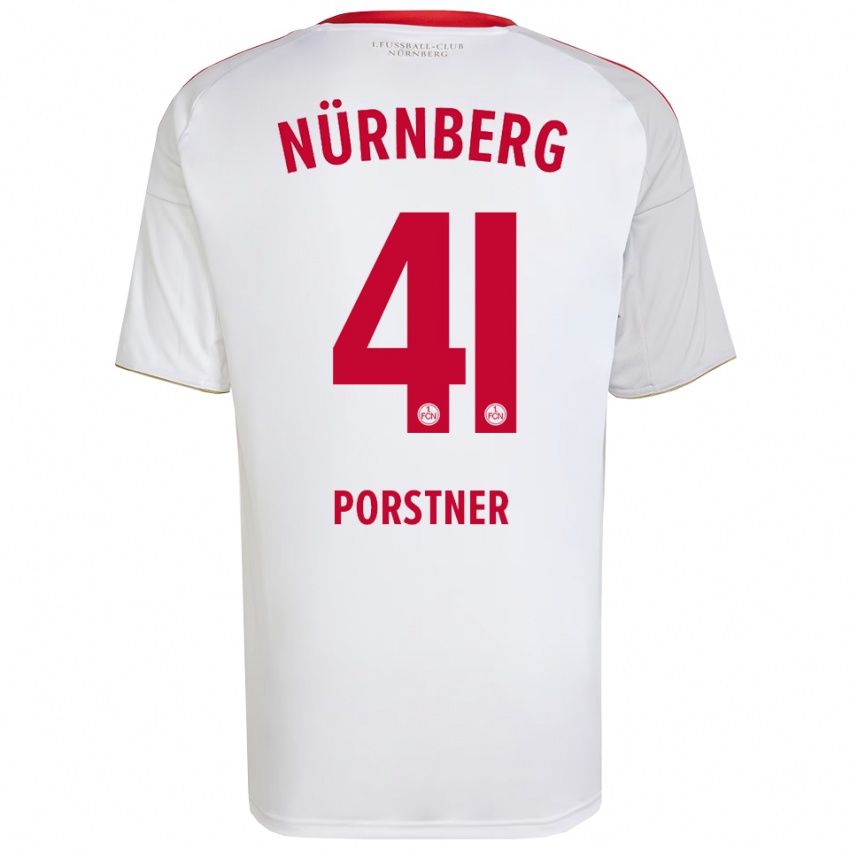 נשים אריק פורסטנר #41 לבן אדום הרחק ג'רזי 2025/26 חולצה קצרה