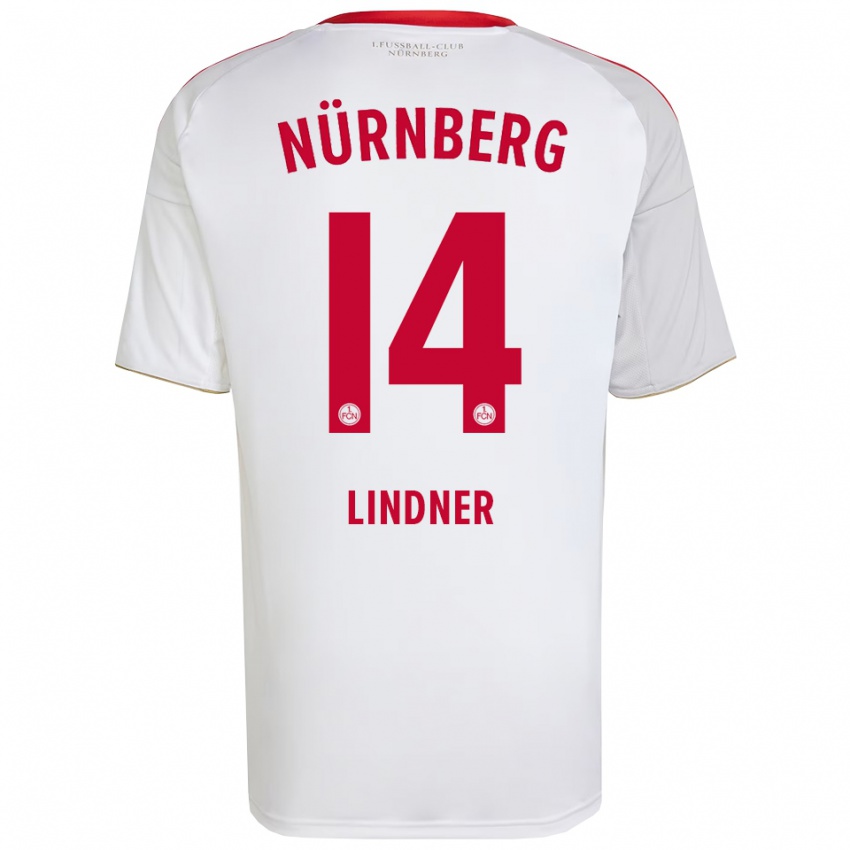 נשים Marlene Lindner #14 לבן אדום הרחק ג'רזי 2025/26 חולצה קצרה