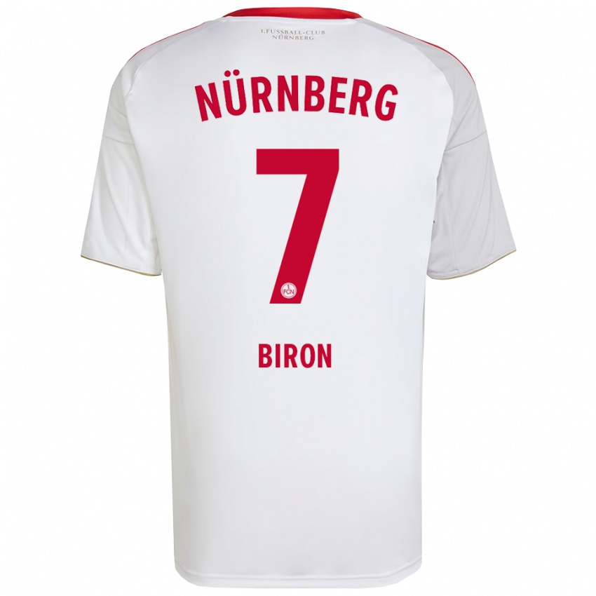 נשים מיקאל בירון #7 לבן אדום הרחק ג'רזי 2025/26 חולצה קצרה