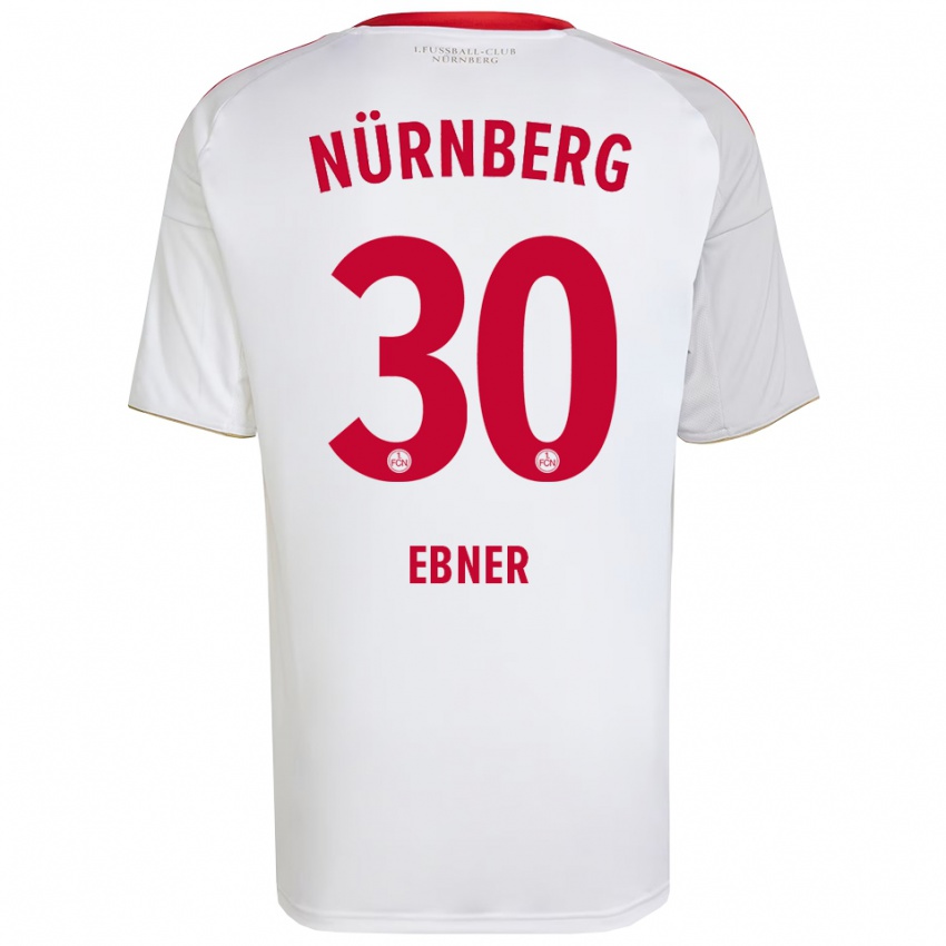 נשים גיל אבנר #30 לבן אדום הרחק ג'רזי 2025/26 חולצה קצרה