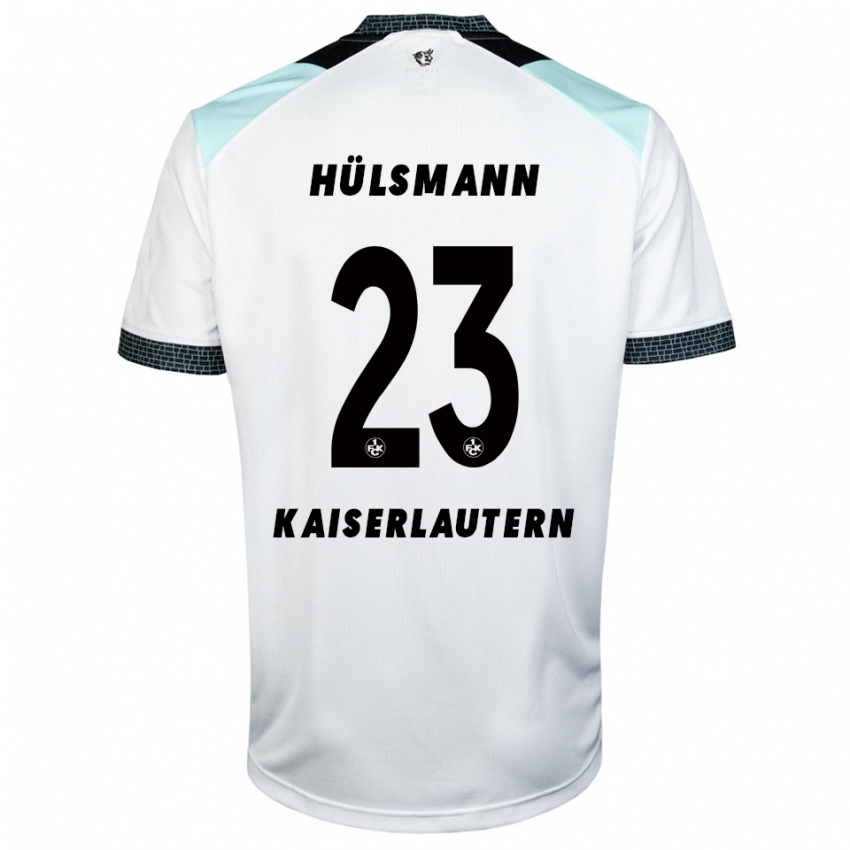 נשים Randy Hülsmann #23 לבן שחור הרחק ג'רזי 2025/26 חולצה קצרה