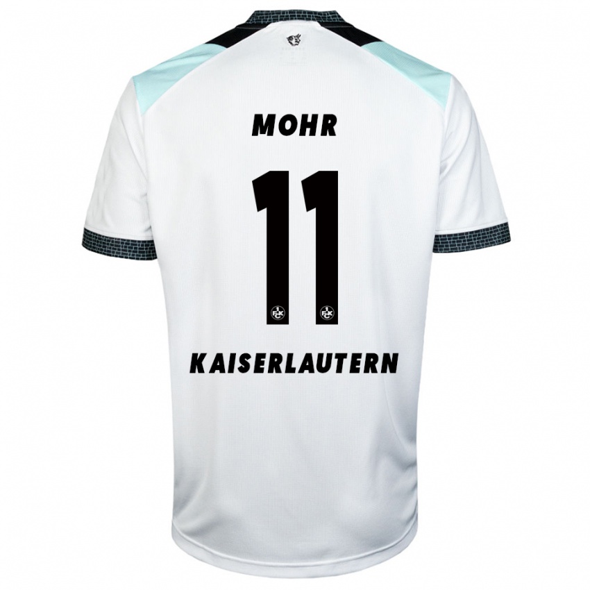 נשים Louis Mohr #11 לבן שחור הרחק ג'רזי 2025/26 חולצה קצרה