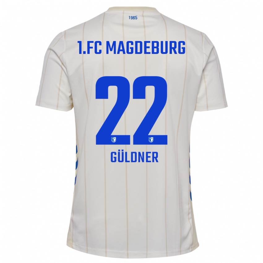 נשים פליקס גילדנר #22 לבן כחול הרחק ג'רזי 2025/26 חולצה קצרה