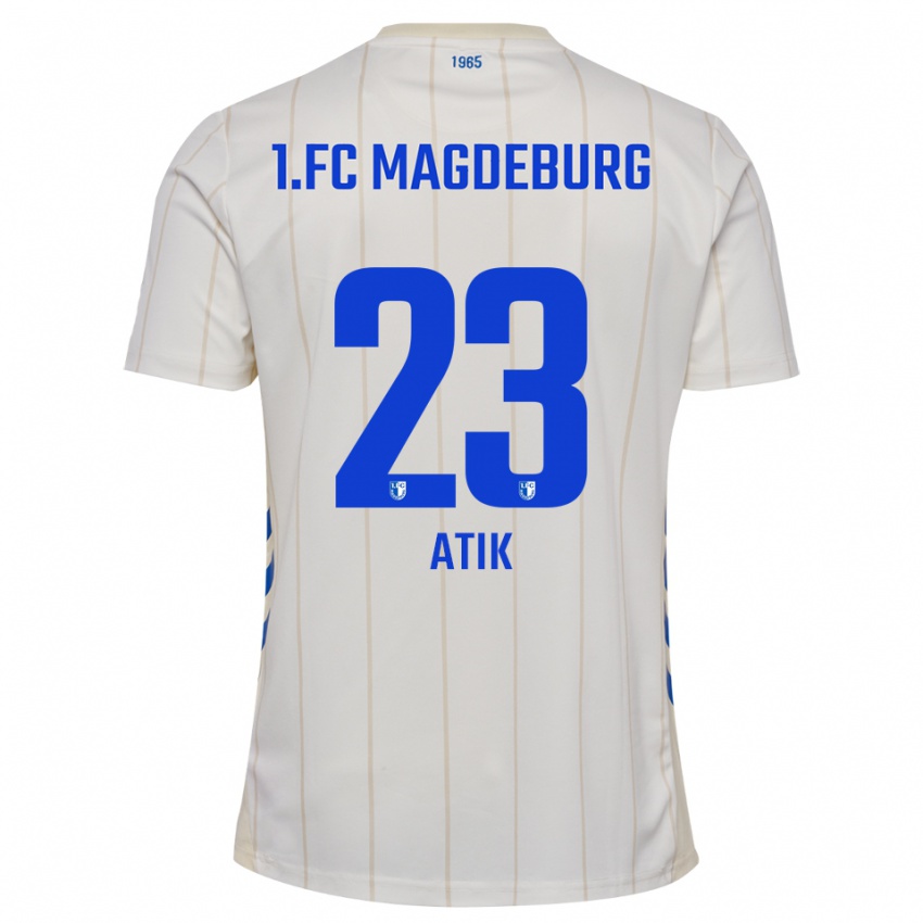 נשים באריש עטיק #23 לבן כחול הרחק ג'רזי 2025/26 חולצה קצרה