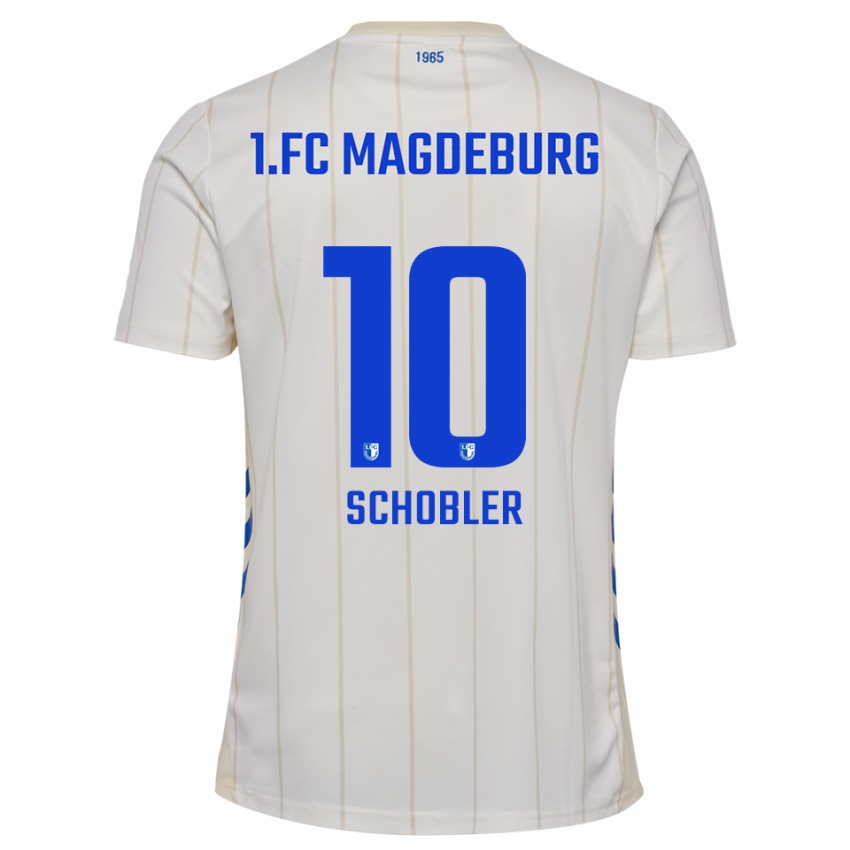 נשים לאורין שוסלר #10 לבן כחול הרחק ג'רזי 2025/26 חולצה קצרה