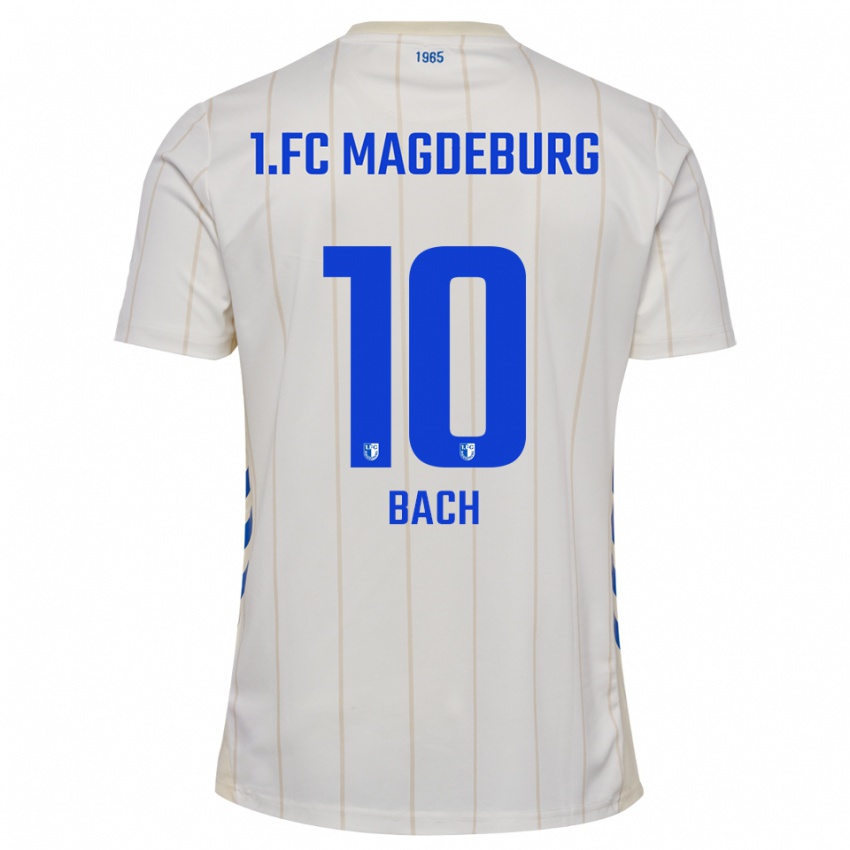 נשים Hanna Bach #10 לבן כחול הרחק ג'רזי 2025/26 חולצה קצרה