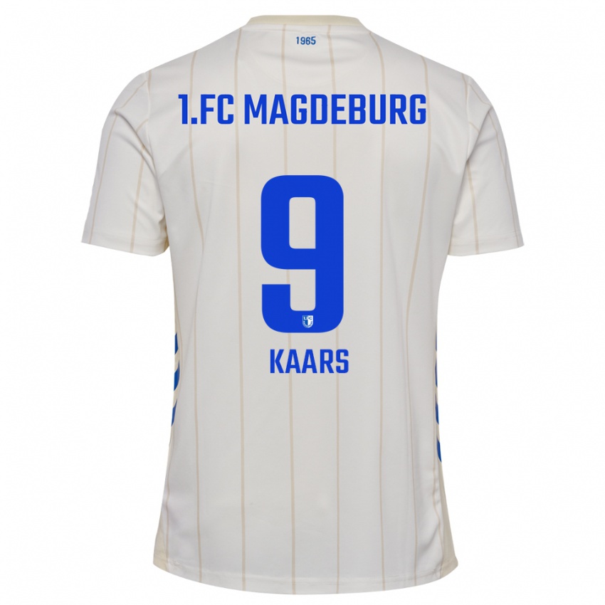 נשים מרטיין קארס #9 לבן כחול הרחק ג'רזי 2025/26 חולצה קצרה