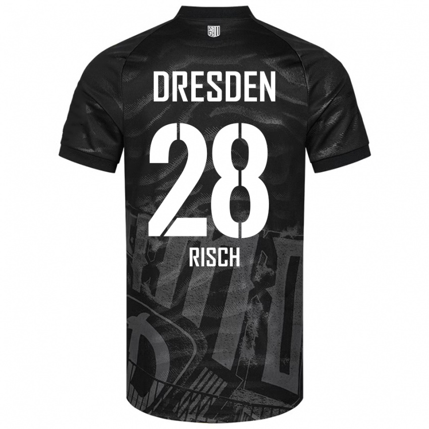 נשים סשה ריש #28 שחור אפור הרחק ג'רזי 2025/26 חולצה קצרה