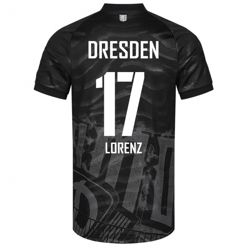 נשים Alwin Lorenz #17 שחור אפור הרחק ג'רזי 2025/26 חולצה קצרה