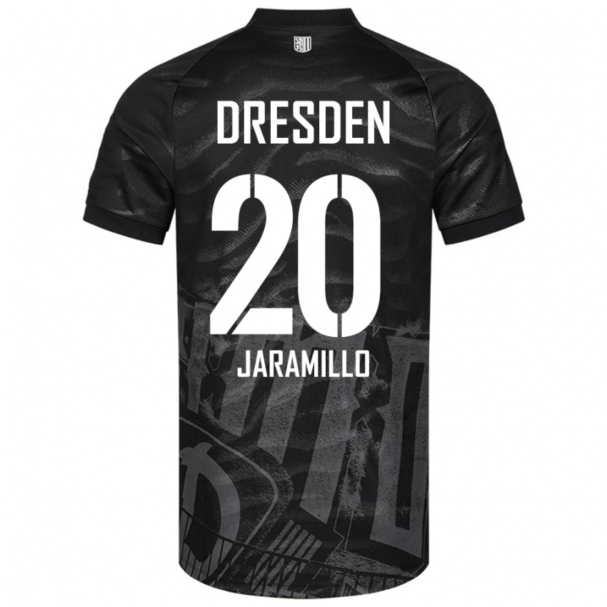 נשים Santiago Abou Said Jaramillo #20 שחור אפור הרחק ג'רזי 2025/26 חולצה קצרה