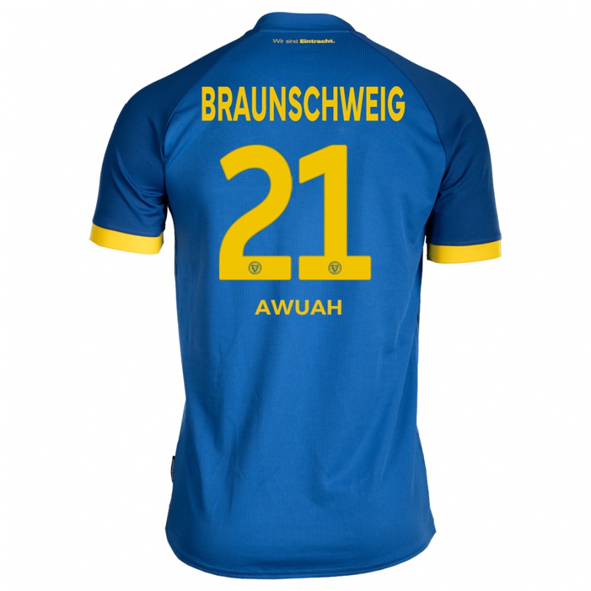 נשים מאבין אוואה #21 כחול רויאל צהוב הרחק ג'רזי 2025/26 חולצה קצרה