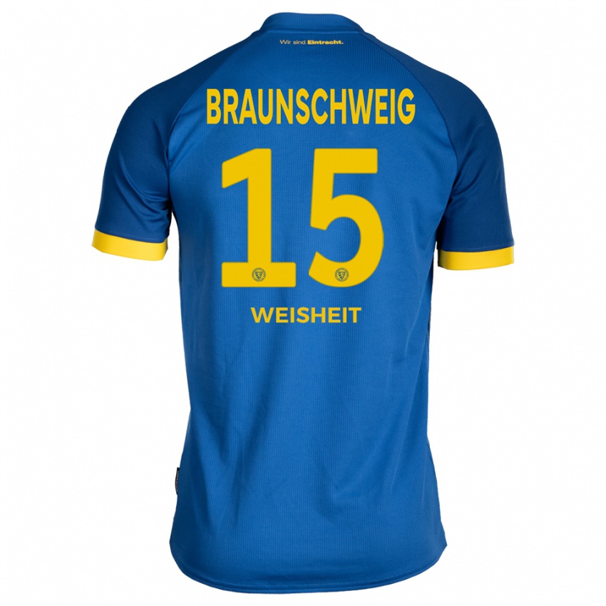 נשים Noah Weisheit #15 כחול רויאל צהוב הרחק ג'רזי 2025/26 חולצה קצרה