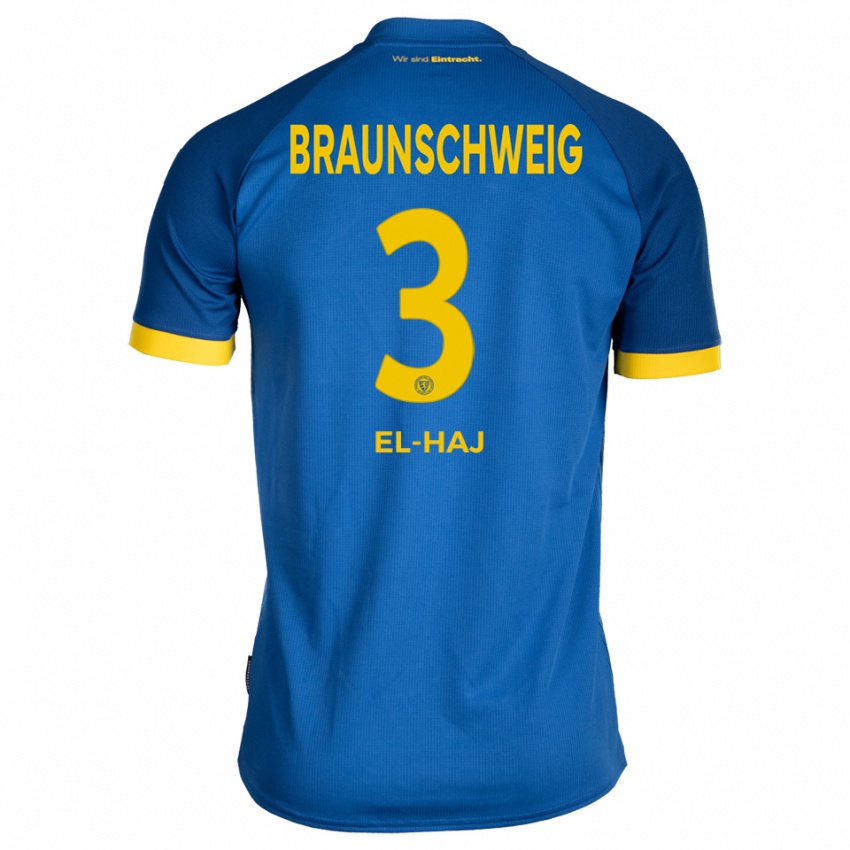 נשים Basim El-Haj #3 כחול רויאל צהוב הרחק ג'רזי 2025/26 חולצה קצרה