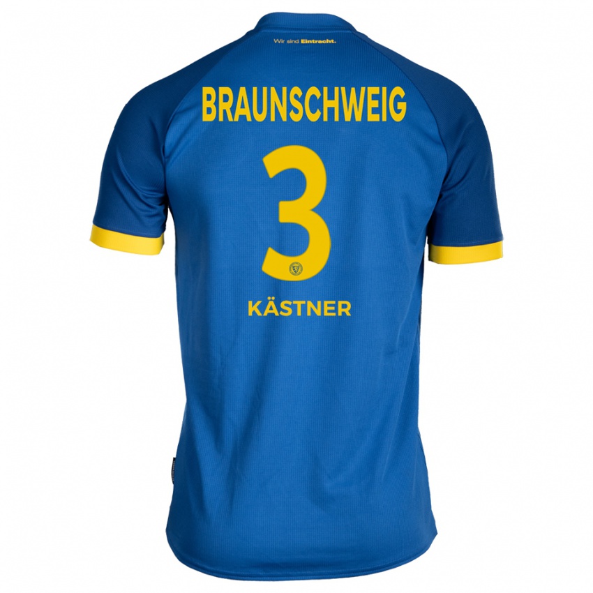 נשים Niklas Kästner #3 כחול רויאל צהוב הרחק ג'רזי 2025/26 חולצה קצרה