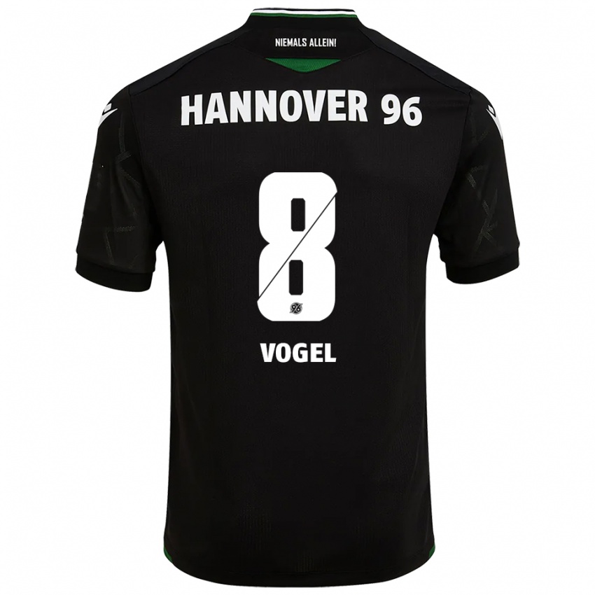 נשים Alexander Vogel #8 שחור ירוק הרחק ג'רזי 2025/26 חולצה קצרה