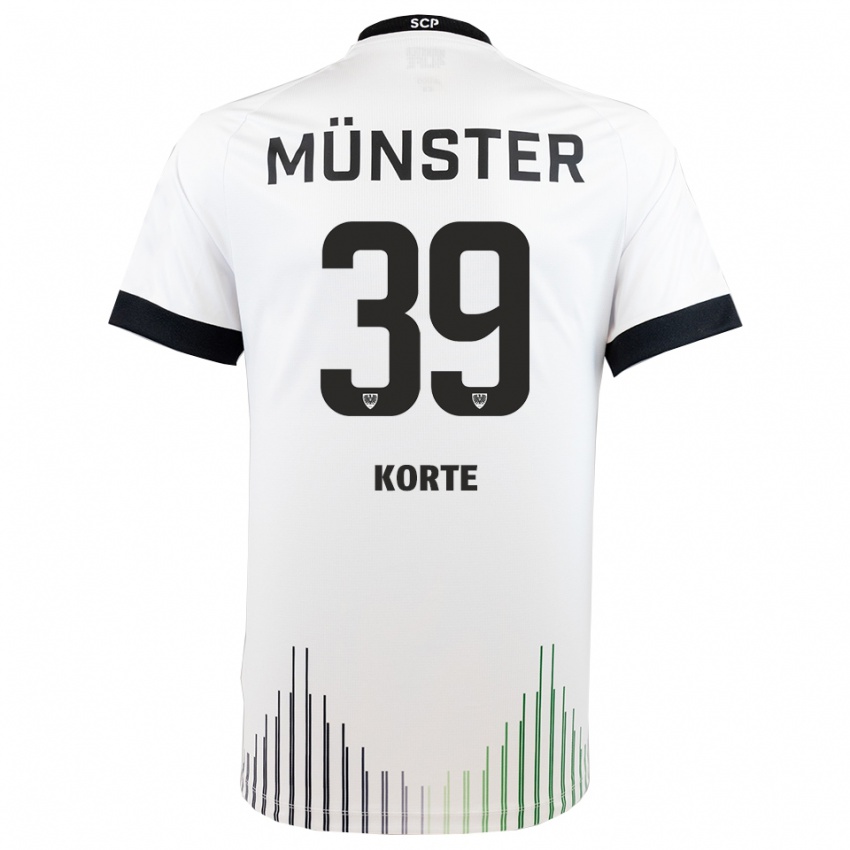 נשים ג׳אקוב בנג׳מין קורט #39 לבן שחור הרחק ג'רזי 2025/26 חולצה קצרה