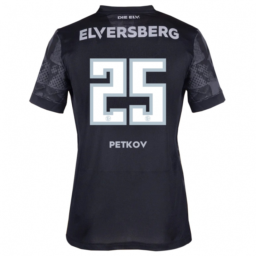 נשים לוקאס פטקוב #25 שחור אפור הרחק ג'רזי 2025/26 חולצה קצרה