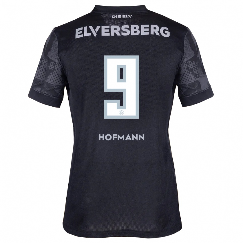 נשים Danny Hofmann #9 שחור אפור הרחק ג'רזי 2025/26 חולצה קצרה