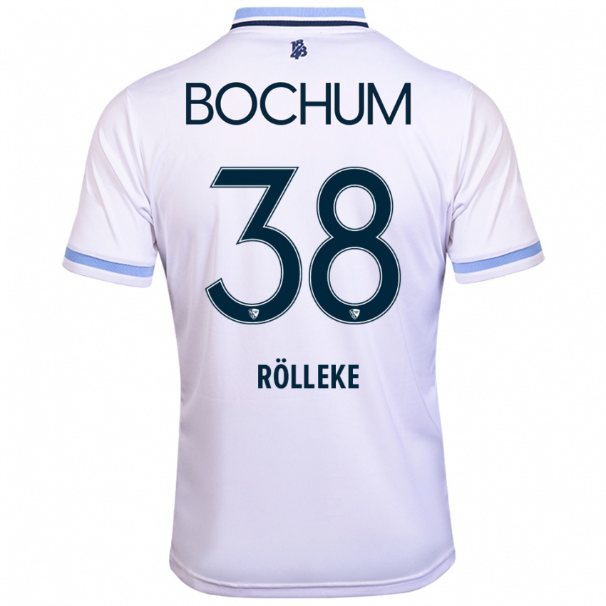 נשים Hugo Rölleke #38 לבן תכלת הרחק ג'רזי 2025/26 חולצה קצרה