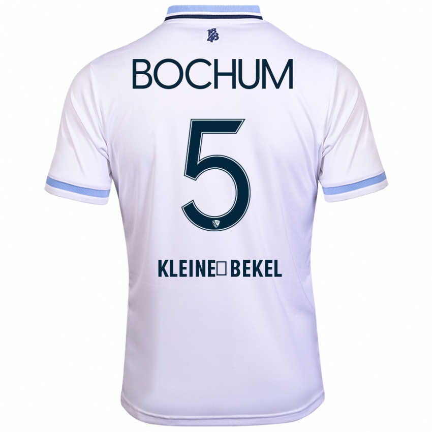 נשים קולין קליין-בקל #5 לבן תכלת הרחק ג'רזי 2025/26 חולצה קצרה