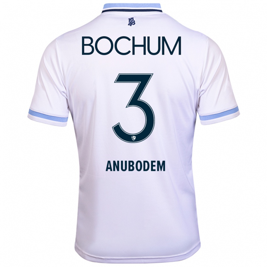 נשים Takang Anubodem #3 לבן תכלת הרחק ג'רזי 2025/26 חולצה קצרה