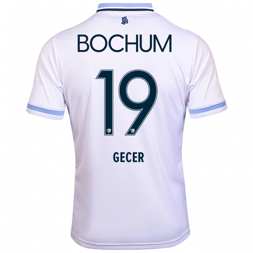 נשים Deniz Gecer #19 לבן תכלת הרחק ג'רזי 2025/26 חולצה קצרה