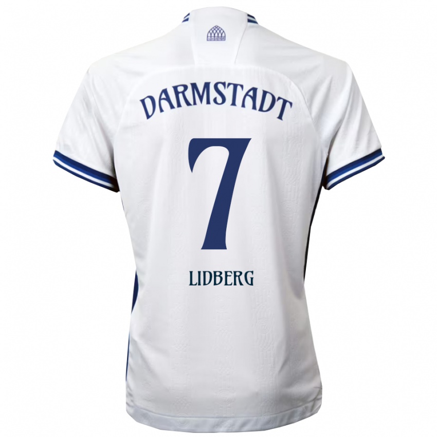 נשים איזק לידברג #7 לבן כחול הרחק ג'רזי 2025/26 חולצה קצרה