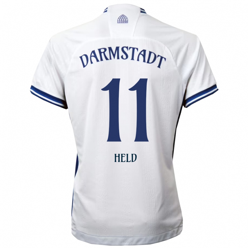 נשים Henry Held #11 לבן כחול הרחק ג'רזי 2025/26 חולצה קצרה