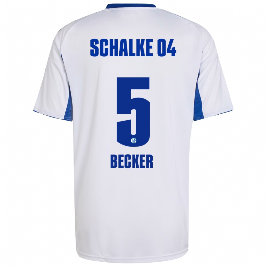 נשים טימו בקר #5 לבן כחול הרחק ג'רזי 2025/26 חולצה קצרה